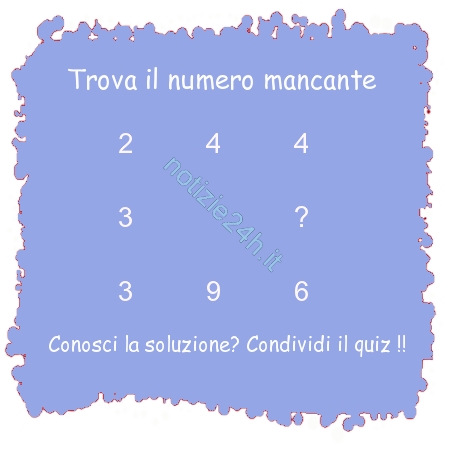 Indovinello Matematico Per Bambini 4 Notizie24h It